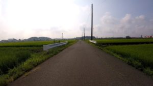 千葉県　田園風景　自転車