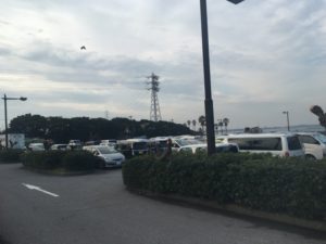 ブルべ　袖ヶ浦海浜公園　駐車場