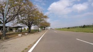 柴又　江戸川サイクリングロード